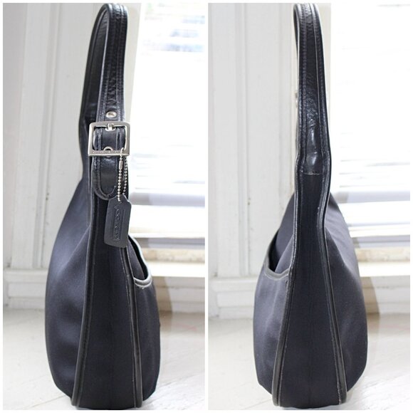 Coach Vintage - Ergo Neo Pocket Zip 6203 in Black - Nylon + Leather Construct - Picture 5 of 13